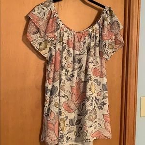 Loft floral blouse